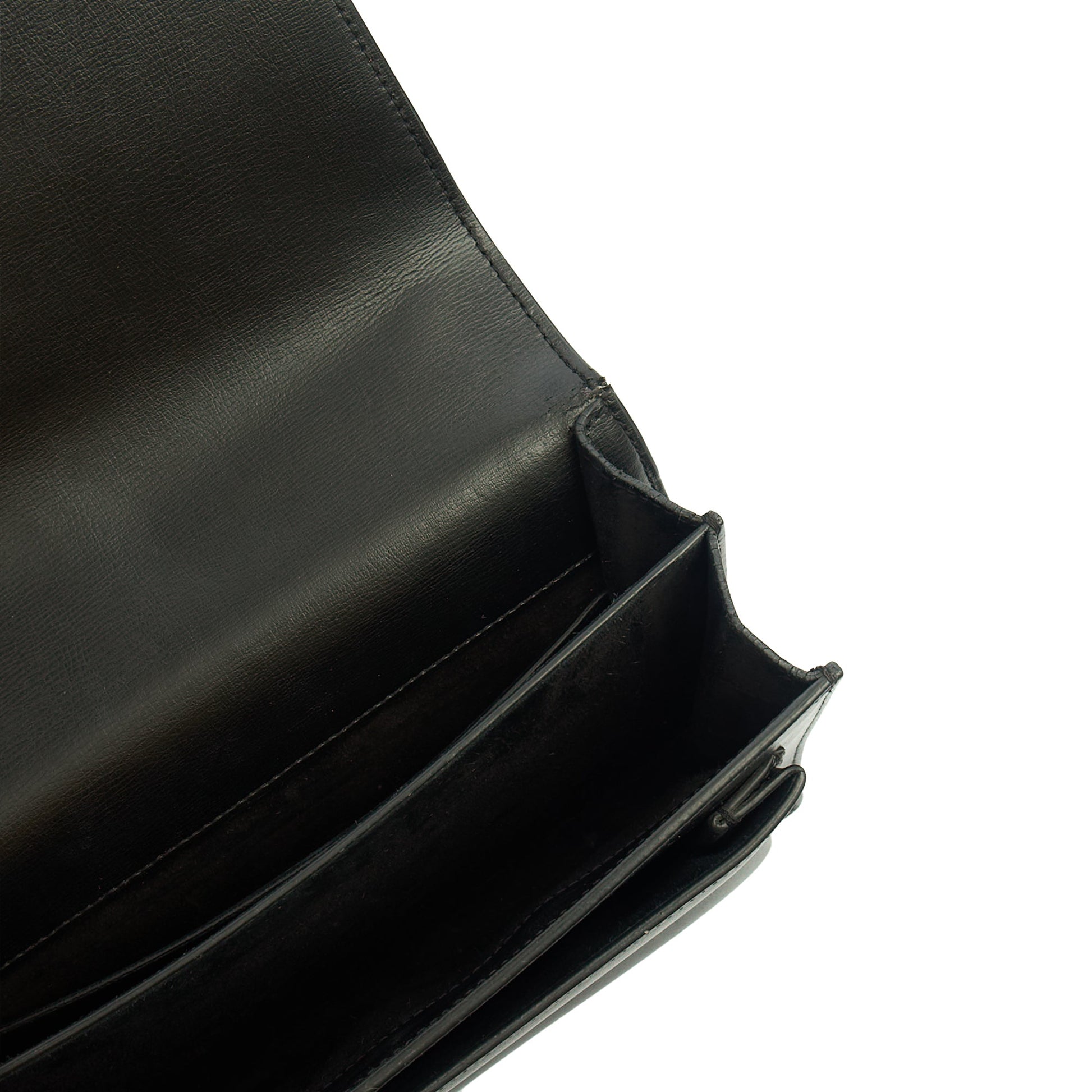Saint Laurent Cross Body Sunset - Medium in Black, Leather — Lifestyle View