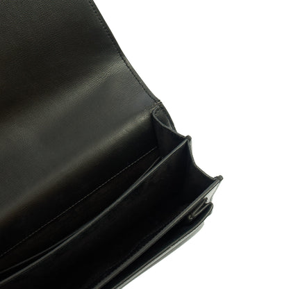 Saint Laurent Cross Body Sunset - Medium in Black, Leather — Lifestyle View