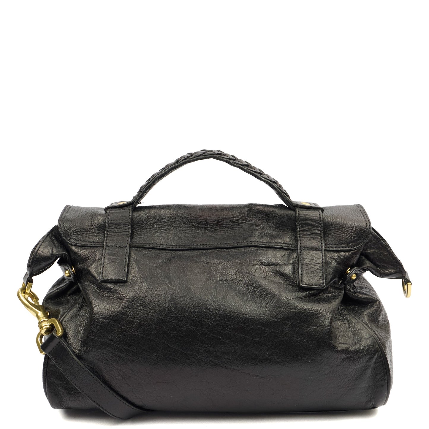 Mulberry Satchel Alexa in Black, Leather — Alternate View 9
