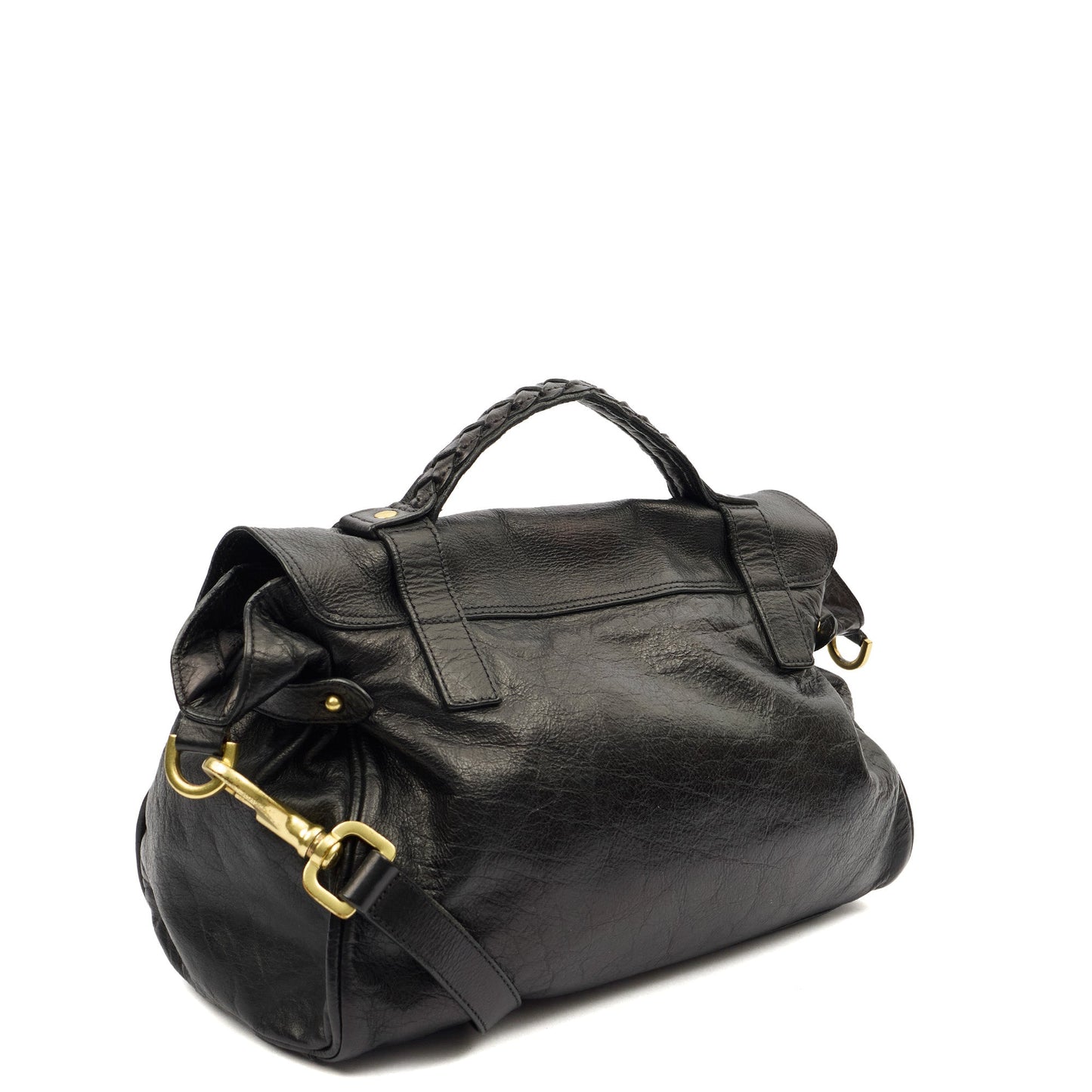 Mulberry Satchel Alexa in Black, Leather — Alternate View 14