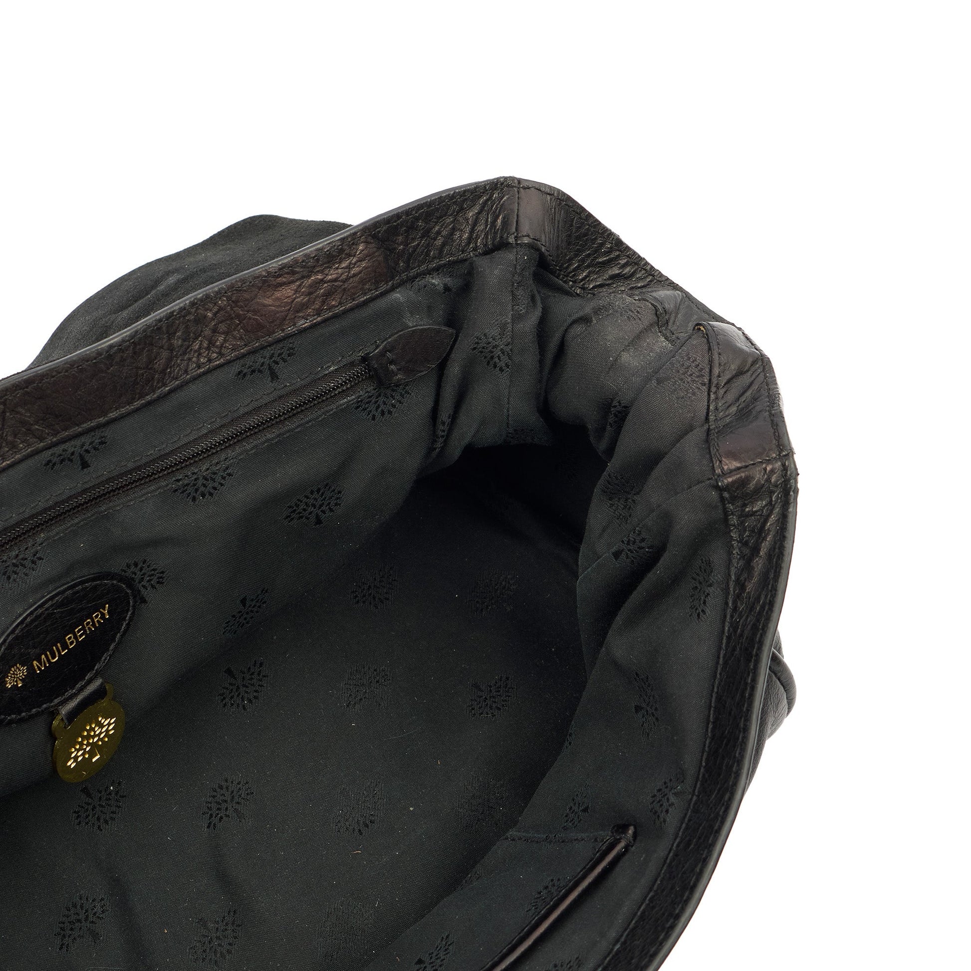 Mulberry Satchel Alexa in Black, Leather — Alternate View 11