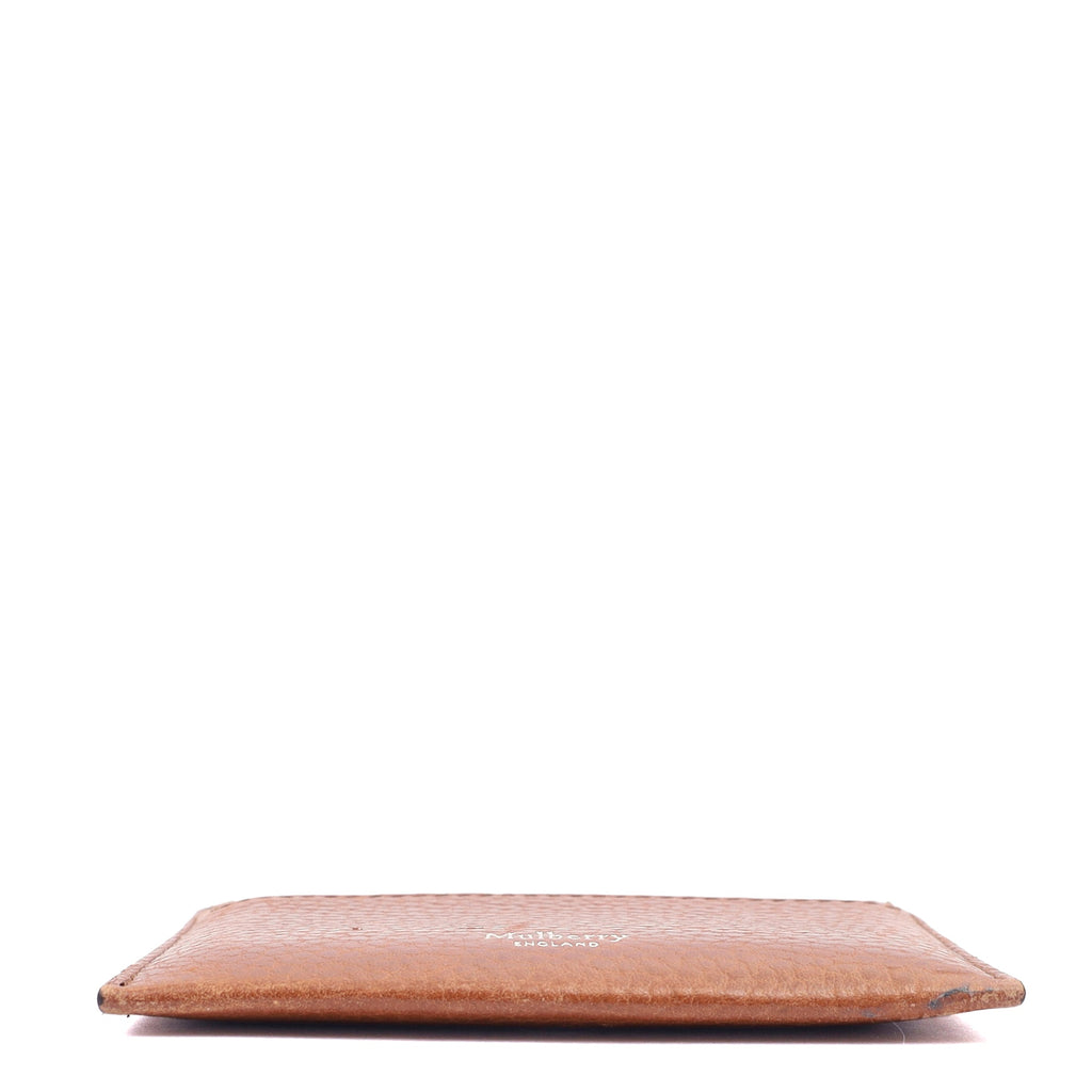 Mulberry Card Holder Card Holder in Oak, Leather — Top View