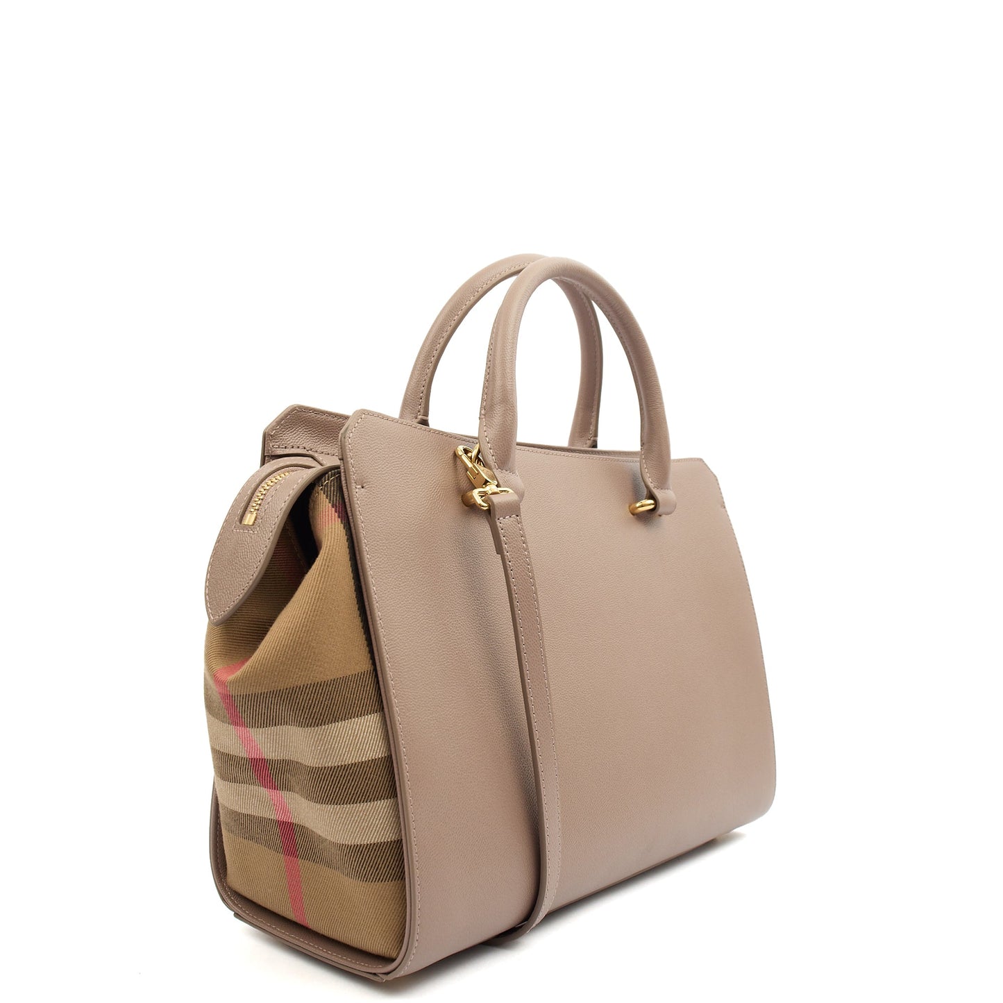 Burberry Tote Banwell Tote in Pink, Leather — Back View
