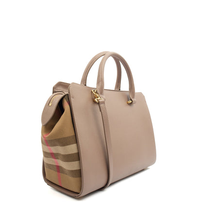 Burberry Tote Banwell Tote in Pink, Leather — Back View