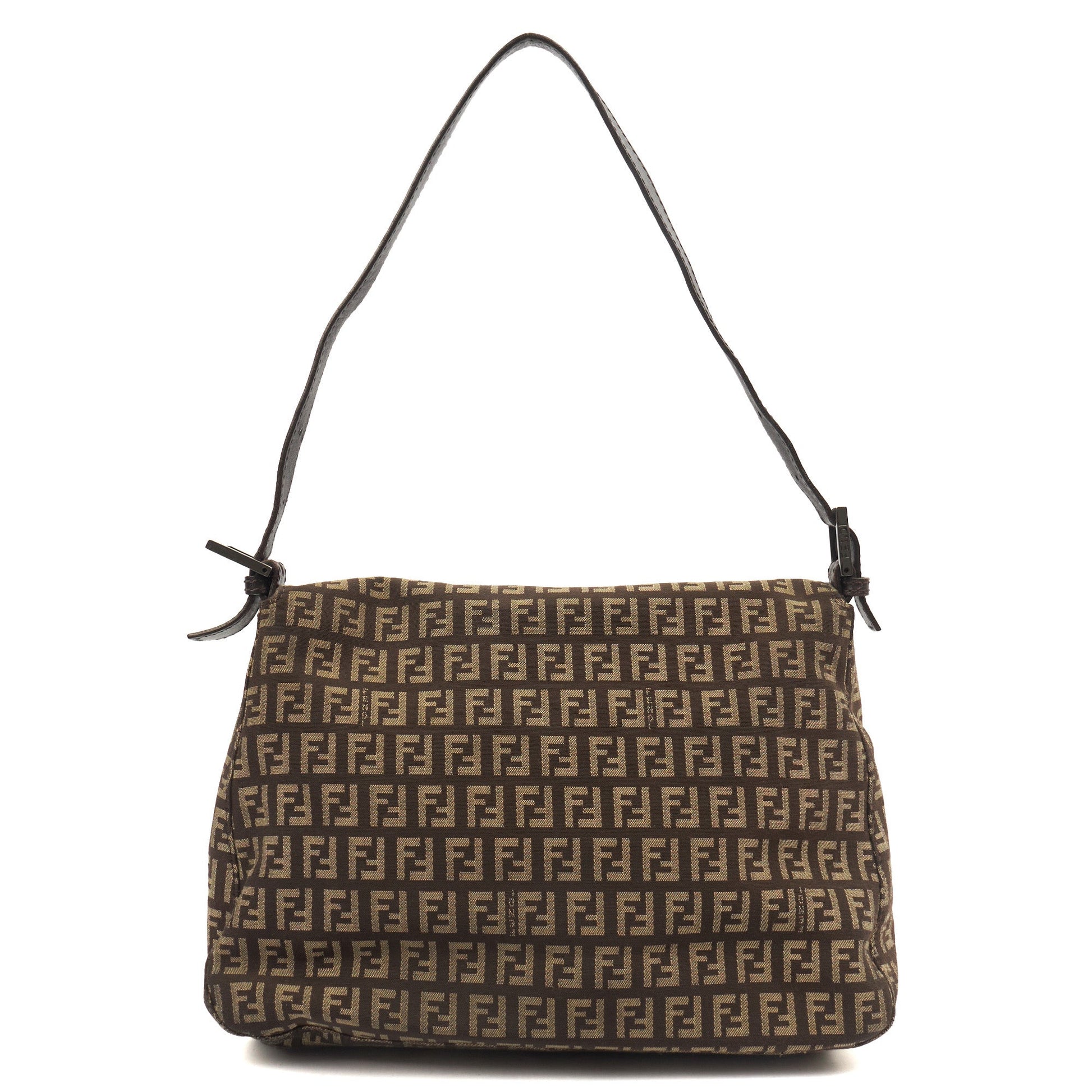 Fendi Shoulder Bag Mama in Zucca FF, Canvas — Detail View