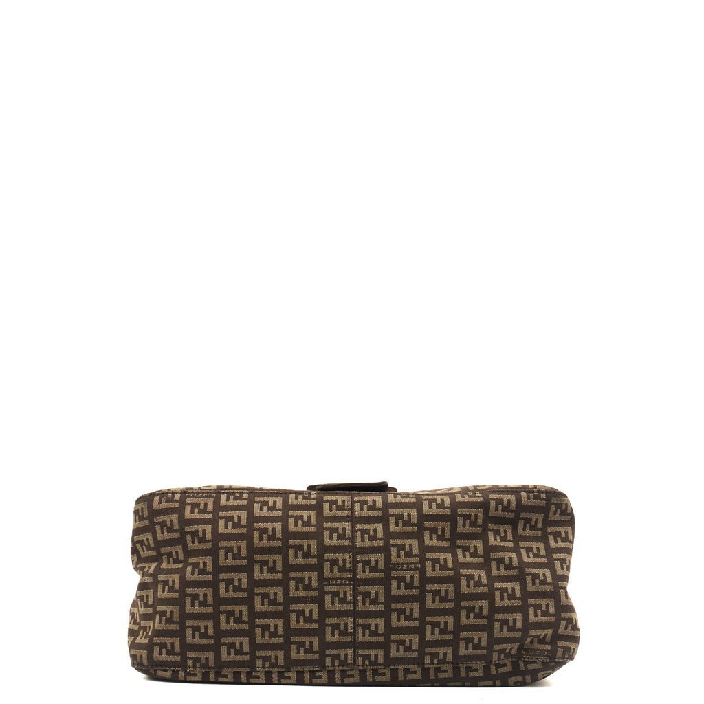 Fendi Shoulder Bag Mama in Zucca FF, Canvas — Lifestyle View