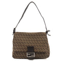 Fendi Shoulder Bag Mama in Zucca FF, Canvas — Front View