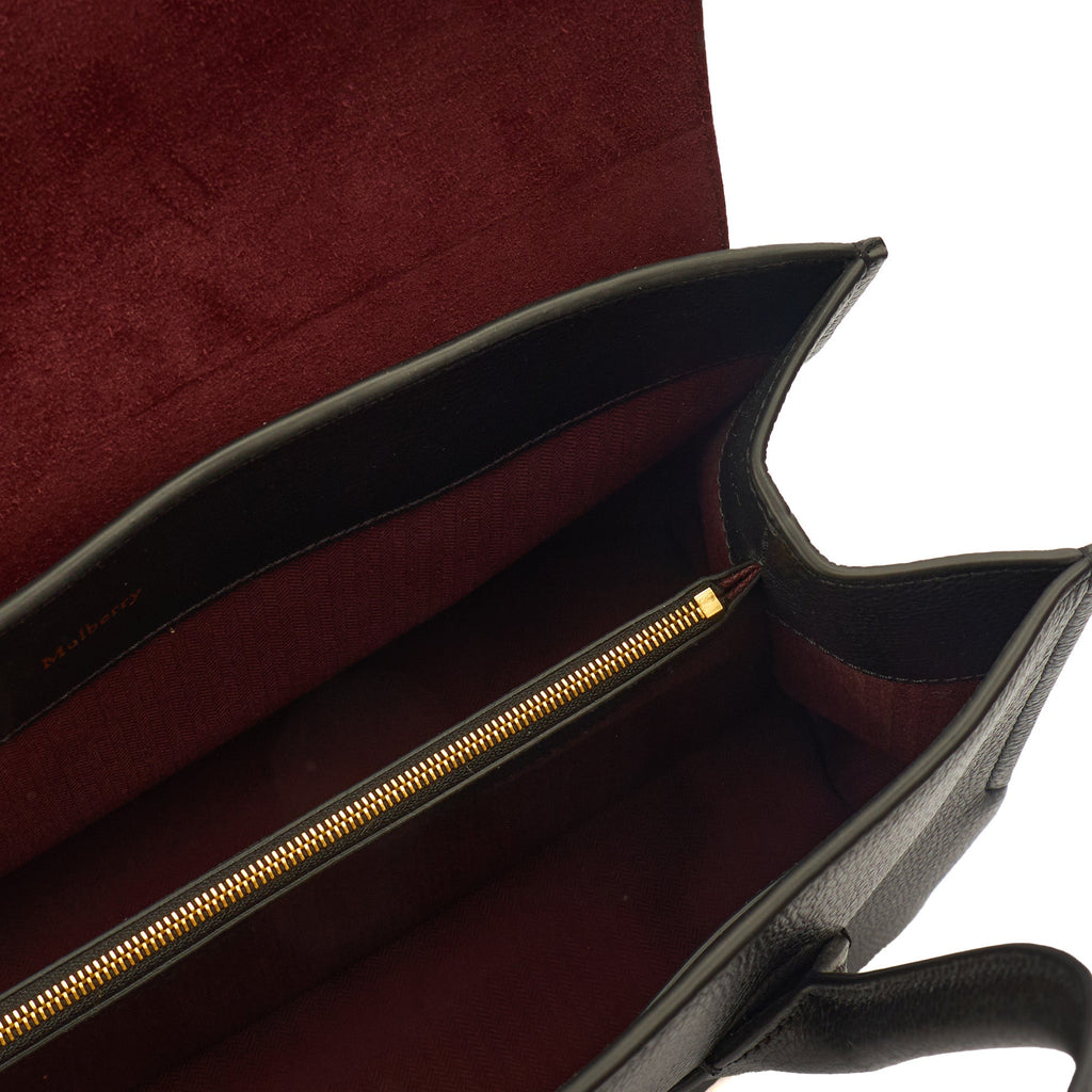 Mulberry Tote Seaton in Black, Leather — Alternate View 8