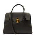 Mulberry Tote Seaton in Black, Leather — Front View