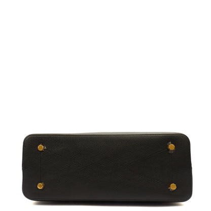 Mulberry Tote Seaton in Black, Leather — Detail View