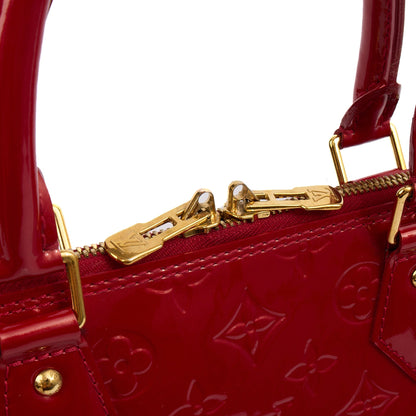 Louis Vuitton Top Handle Alma GM in Monogram, Vernis — Lifestyle View