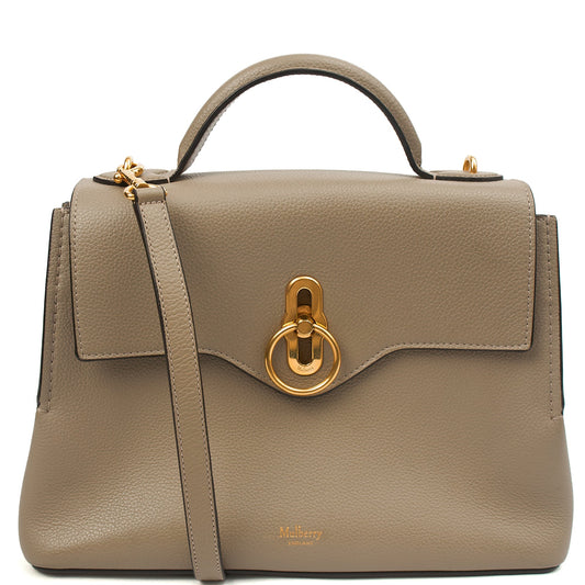 Mulberry Top Handle Seaton - Small in Clay, Leather — Front View