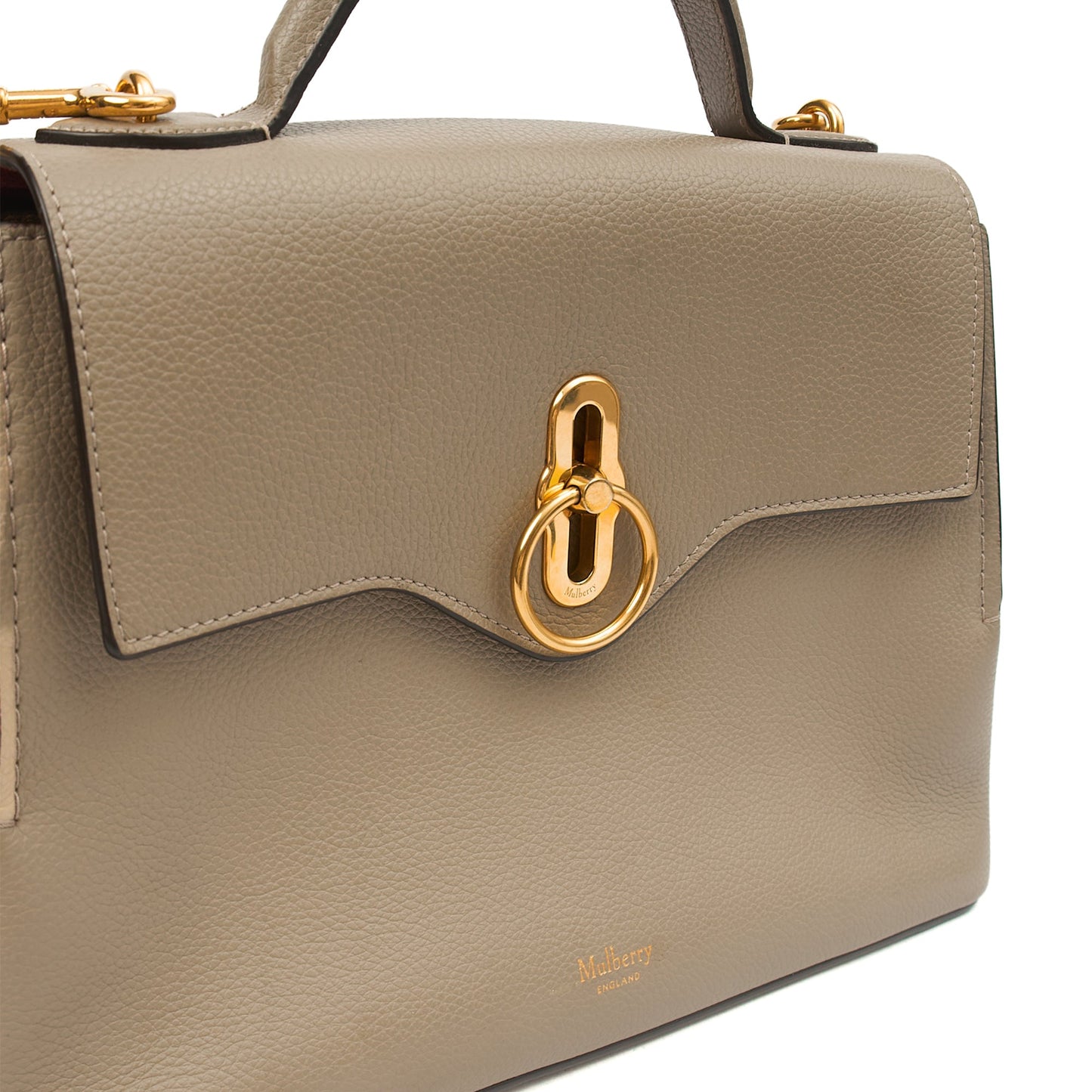 Mulberry Top Handle Seaton - Small in Clay, Leather — Lifestyle View