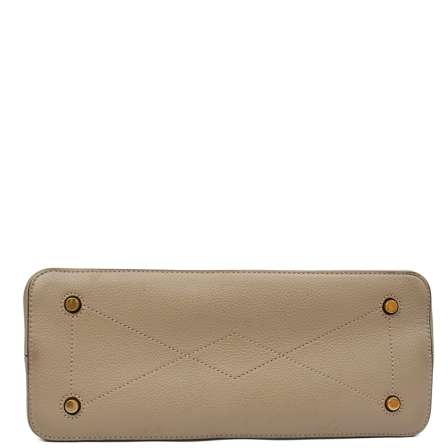 Mulberry Top Handle Seaton - Small in Clay, Leather — Top View