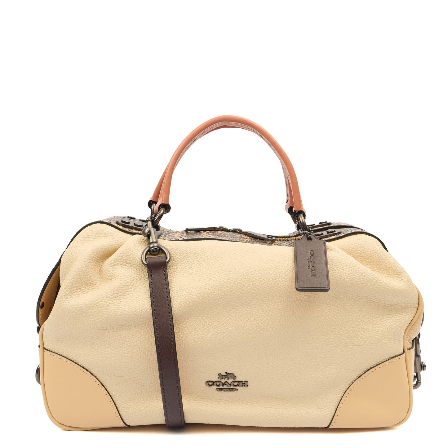 Coach Tote Lane in Neutral, Leather — Alternate View 7