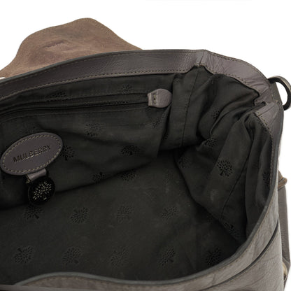 Mulberry Satchel Alexa in Foggy Grey, Leather — Lifestyle View