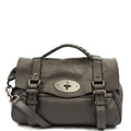 Mulberry Satchel Alexa in Foggy Grey, Leather — Front View