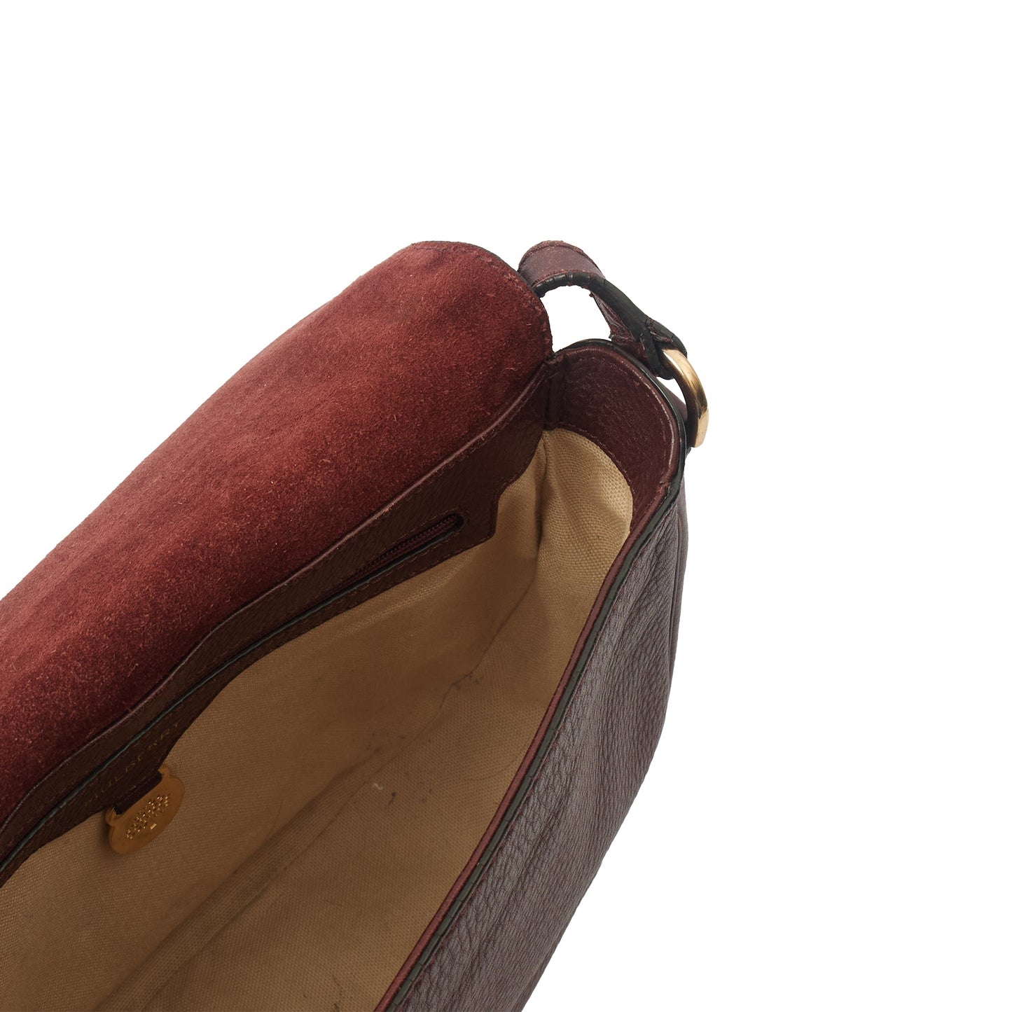 Mulberry Satchel Tessie Satchel in Oxblood, Calfskin Leather — Alternate View 17