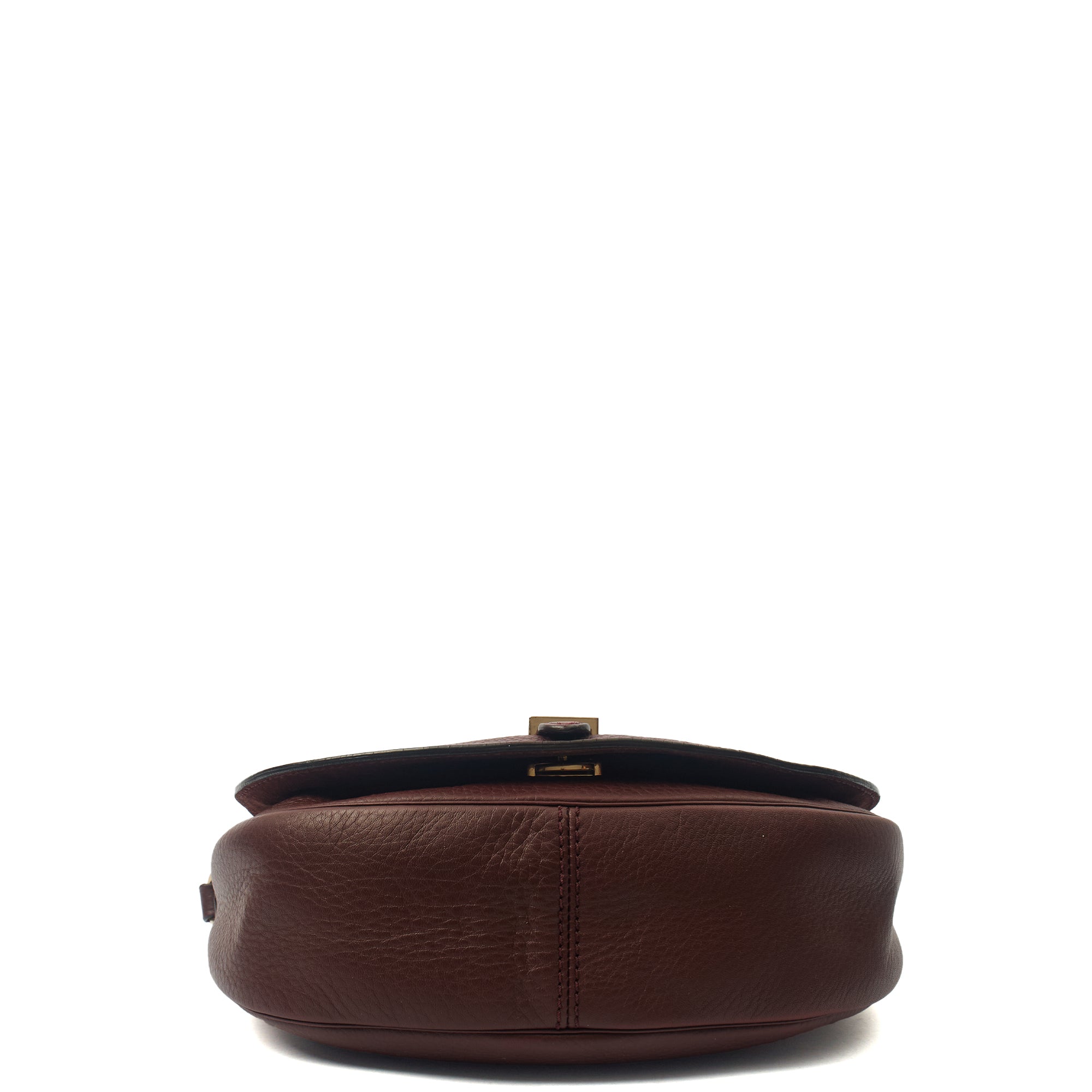 Mulberry Satchel Tessie Satchel in Oxblood, Calfskin Leather — Top View