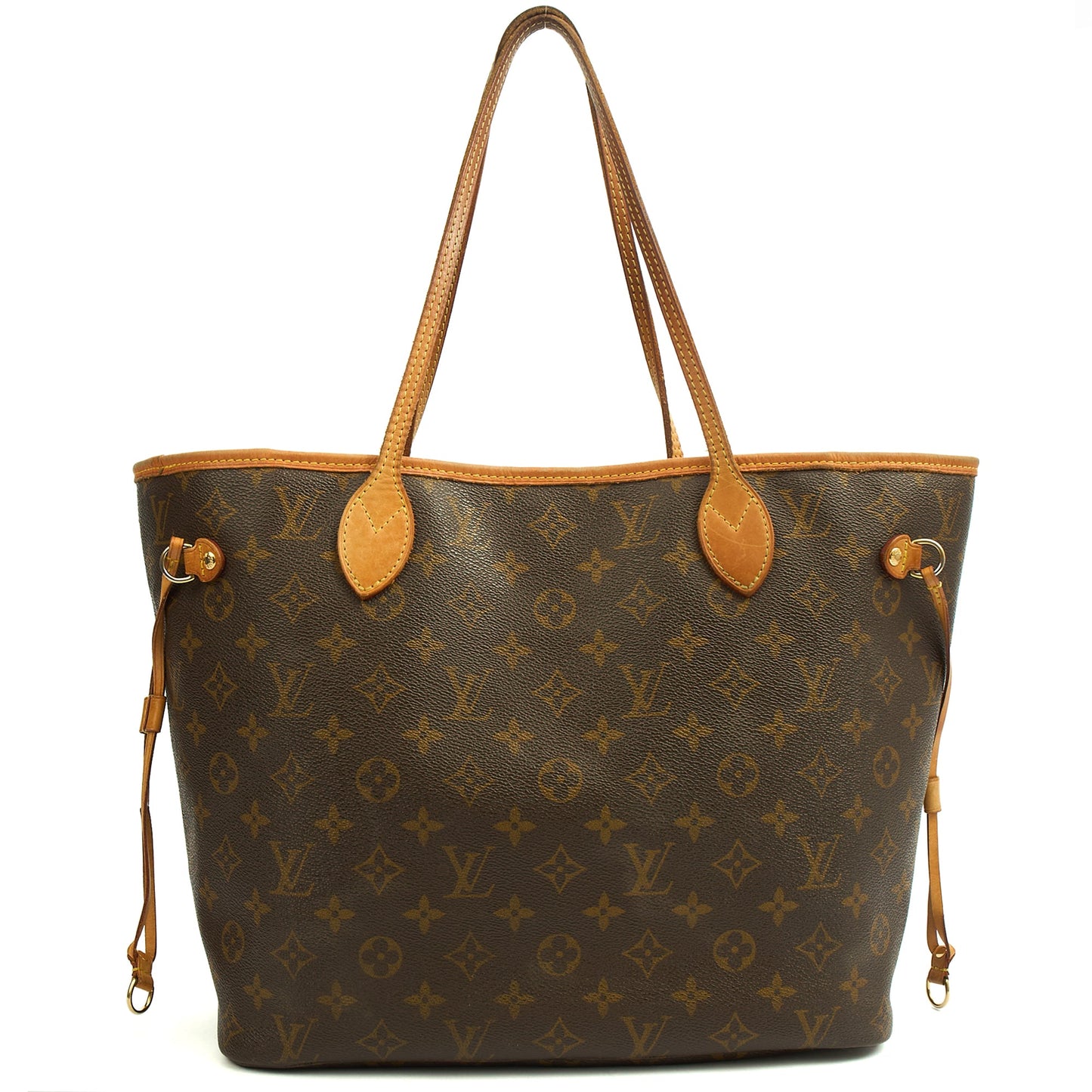 Louis Vuitton Tote Neverfull MM in Monogram, Canvas — Top View