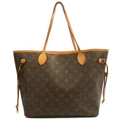 Louis Vuitton Tote Neverfull MM in Monogram, Canvas — Front View