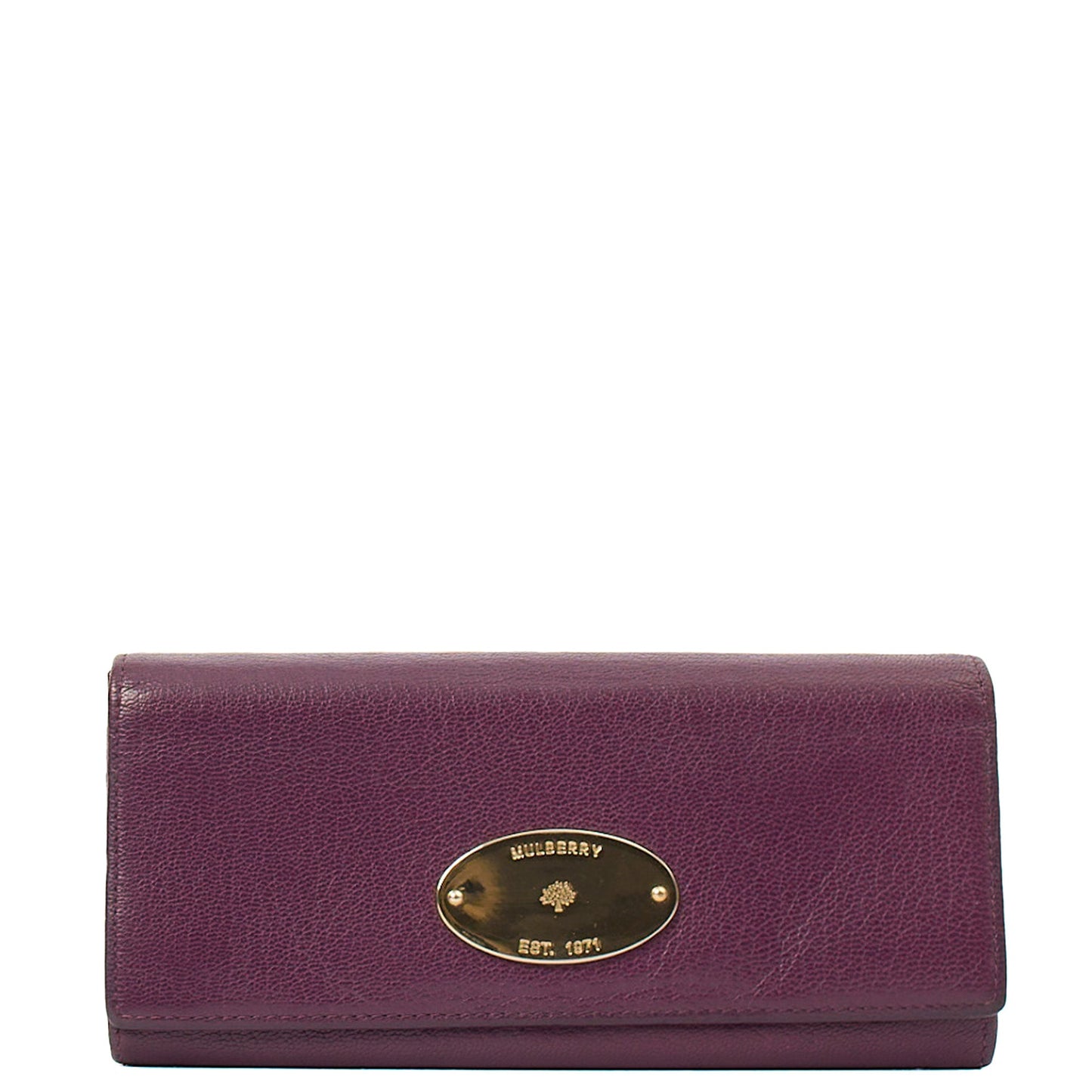 Mulberry Purse Wallet in Purple, Calfskin Leather — Alternate View 7