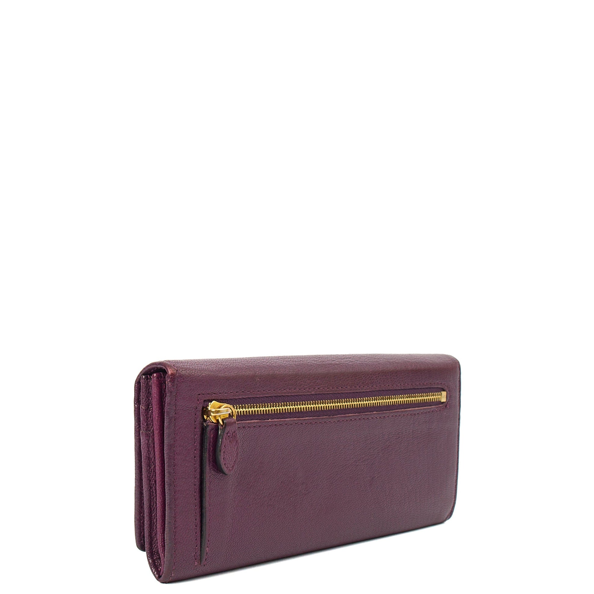 Mulberry Purse Wallet in Purple, Calfskin Leather — Alternate View 9