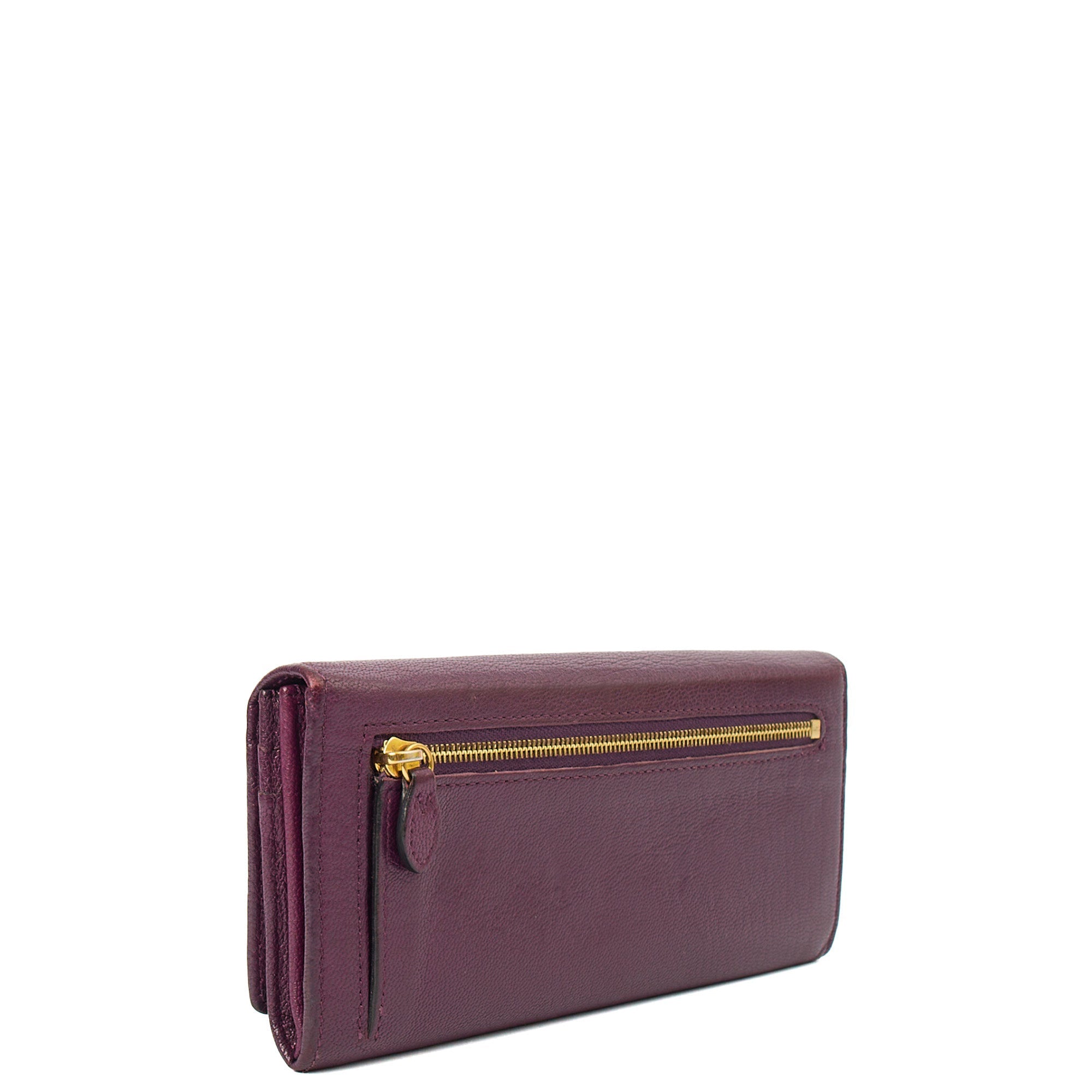 Mulberry Purse Wallet in Purple, Calfskin Leather — Alternate View 9