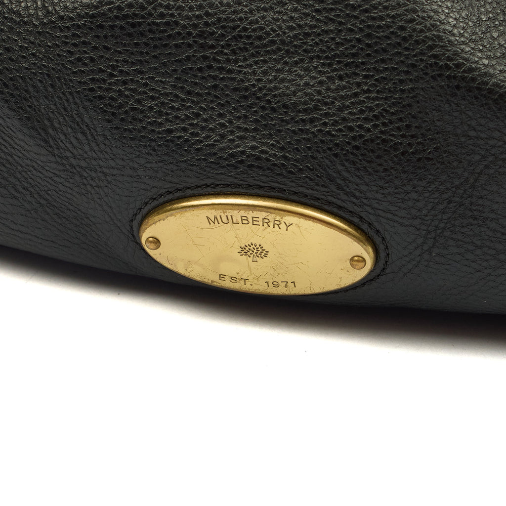 Mulberry Tote Mitzy Tote in Black, Calfskin Leather — Alternate View 18