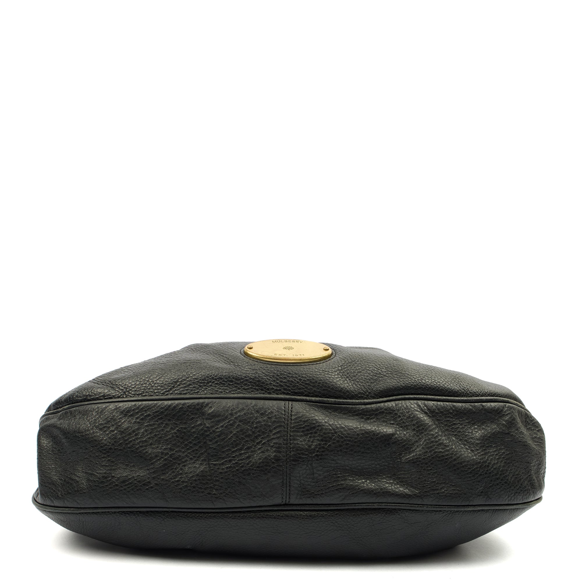 Mulberry Tote Mitzy Tote in Black, Calfskin Leather — Top View