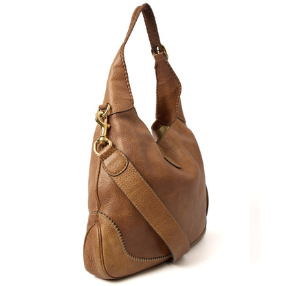 Gucci Shoulder Bag Jackie Hobo in Brown, Leather — Back View