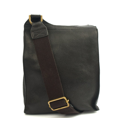 Mulberry Cross Body Antony in Black, Calfskin Leather — Back View