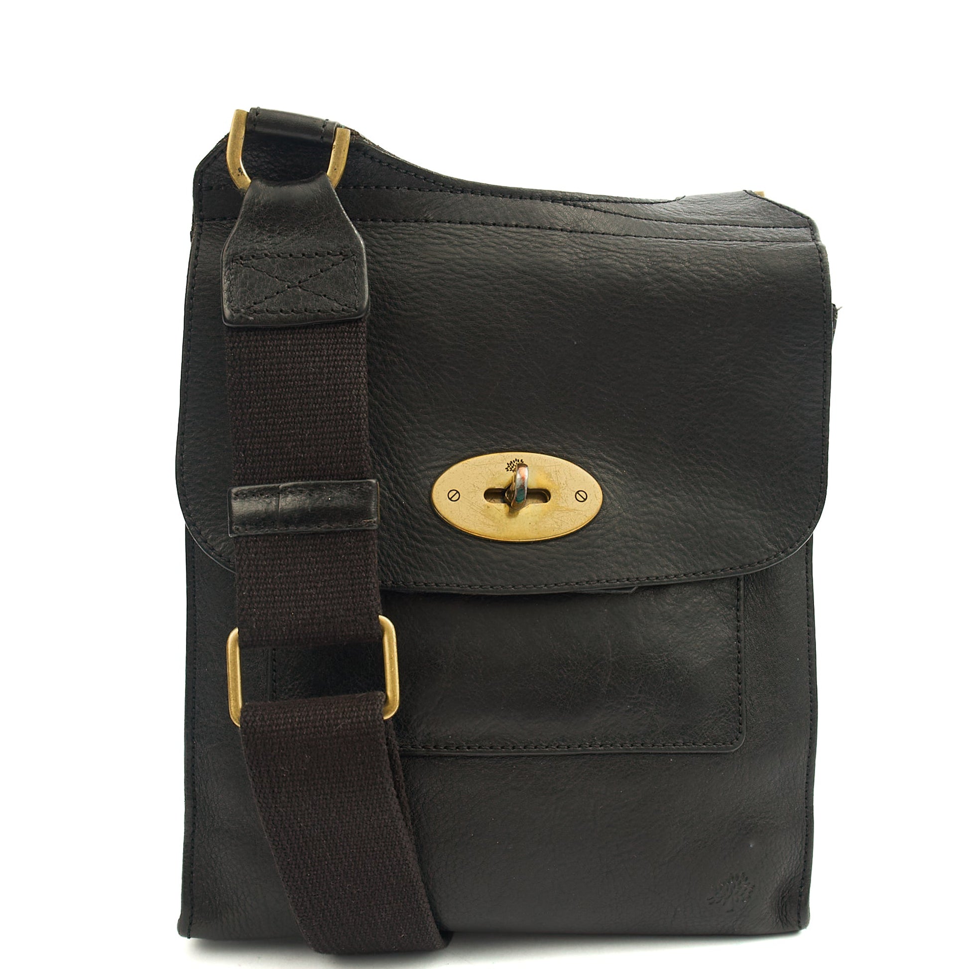 Mulberry Cross Body Antony in Black, Calfskin Leather — Alternate View 7
