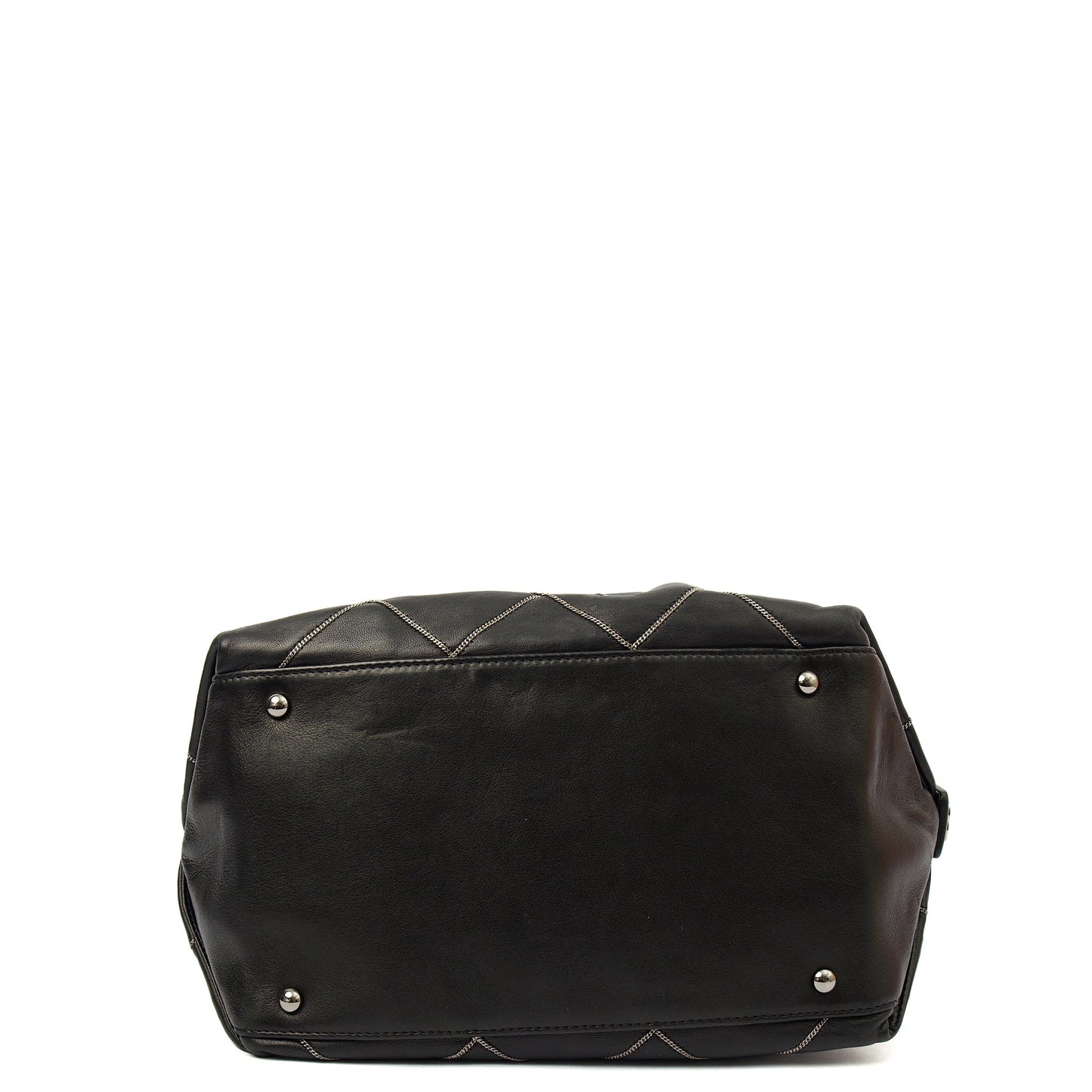 Chanel Shoulder Bag Bowler in Black, Lambskin Leather — Alternate View 14