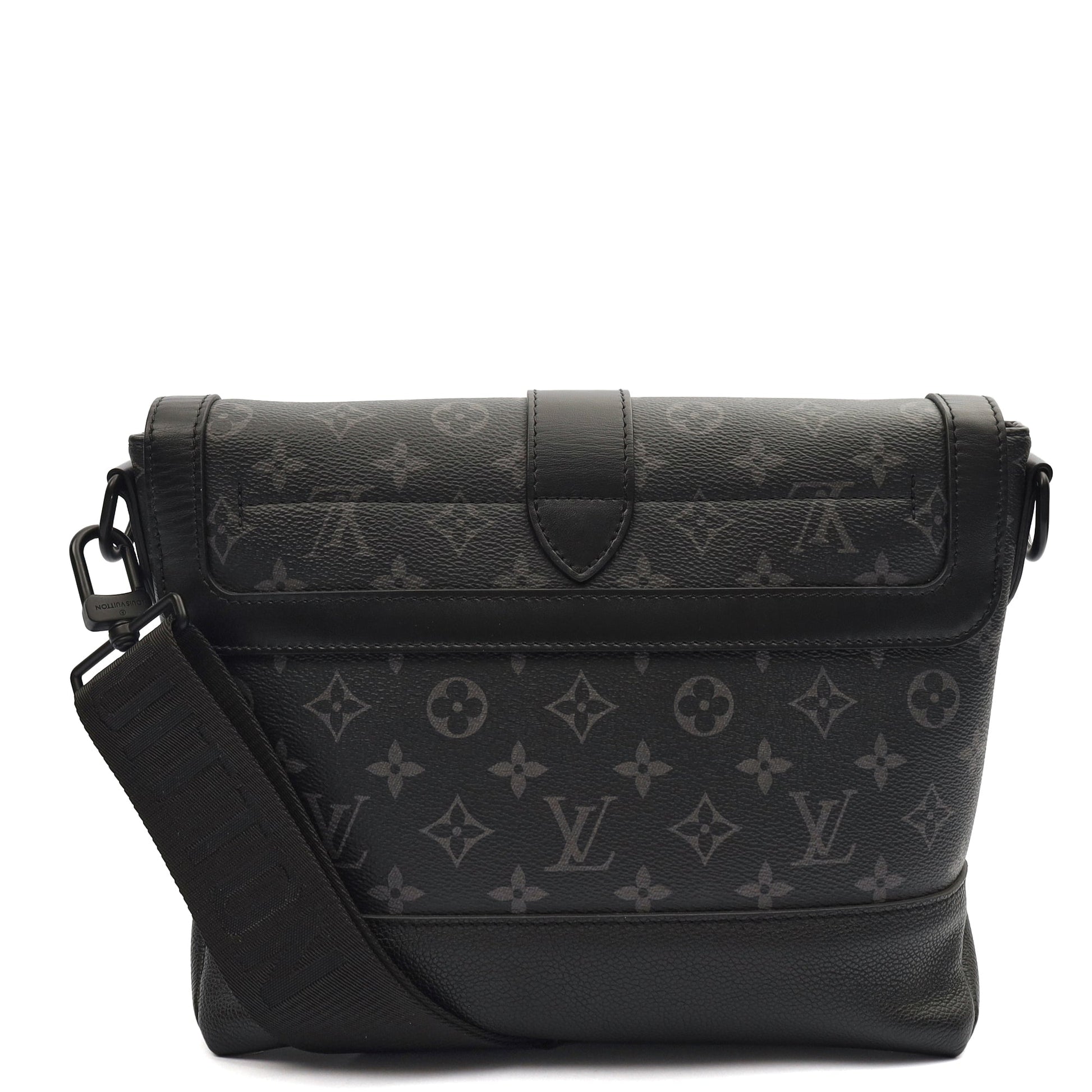 Louis Vuitton Satchel Saumur 35 in Monogram Eclipse, Canvas — Alternate View 17