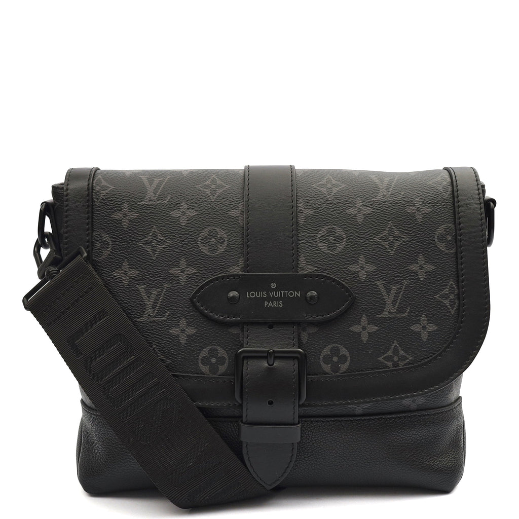 Louis Vuitton Satchel Saumur 35 in Monogram Eclipse, Canvas — Alternate View 15