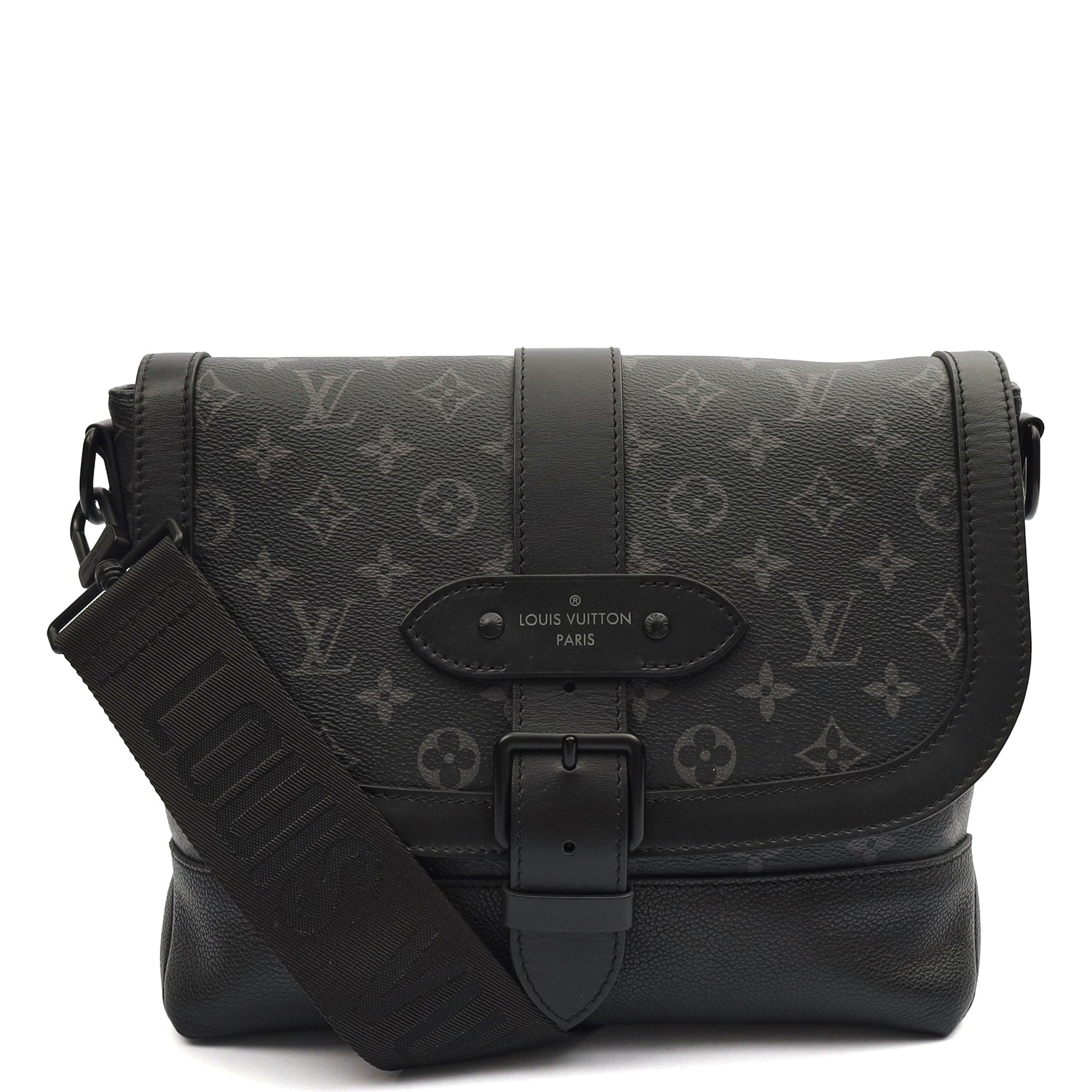 Louis Vuitton Satchel Saumur 35 in Monogram Eclipse, Canvas — Alternate View 15