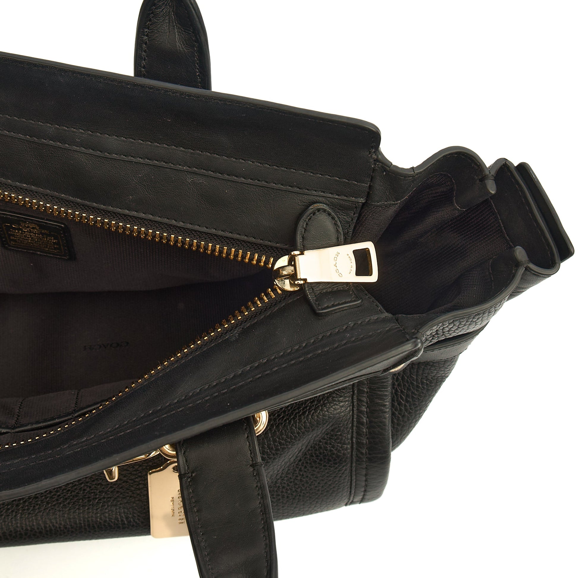 Coach Tote Swagger in Black, Leather — Alternate View 17