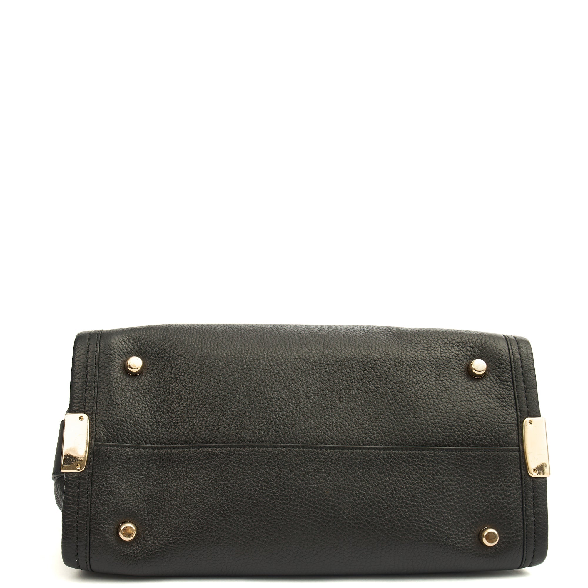 Coach Tote Swagger in Black, Leather — Top View