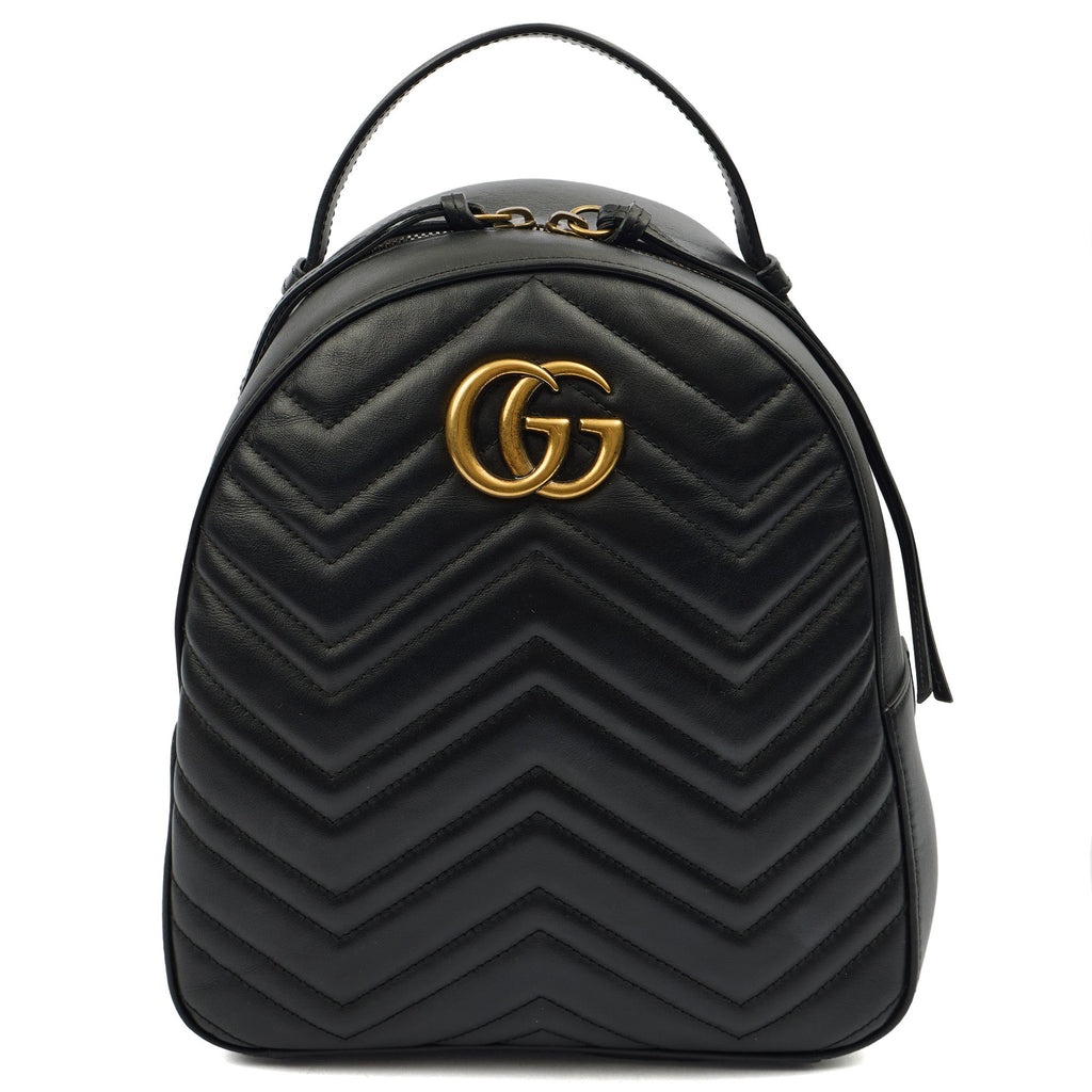 Gucci Backpack Marmont Backpack in Black, Leather — Alternate View 13