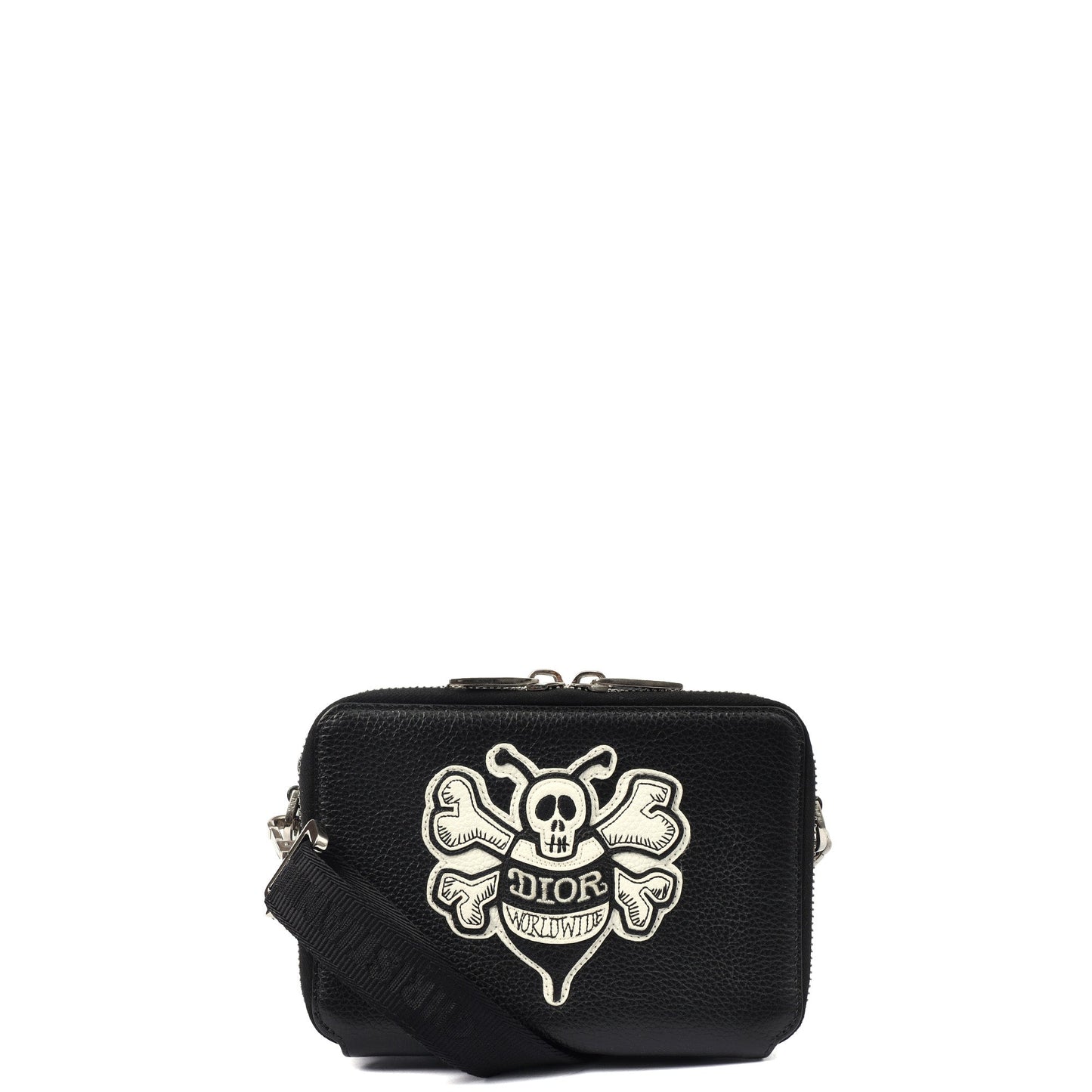 Christian Dior Cross Body Shoulder Bag in Black, Leather — Alternate View 8