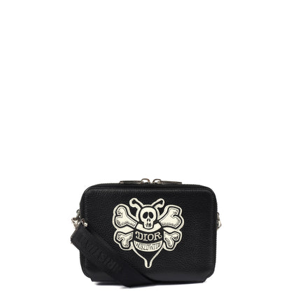 Christian Dior Cross Body Shoulder Bag in Black, Leather — Alternate View 8