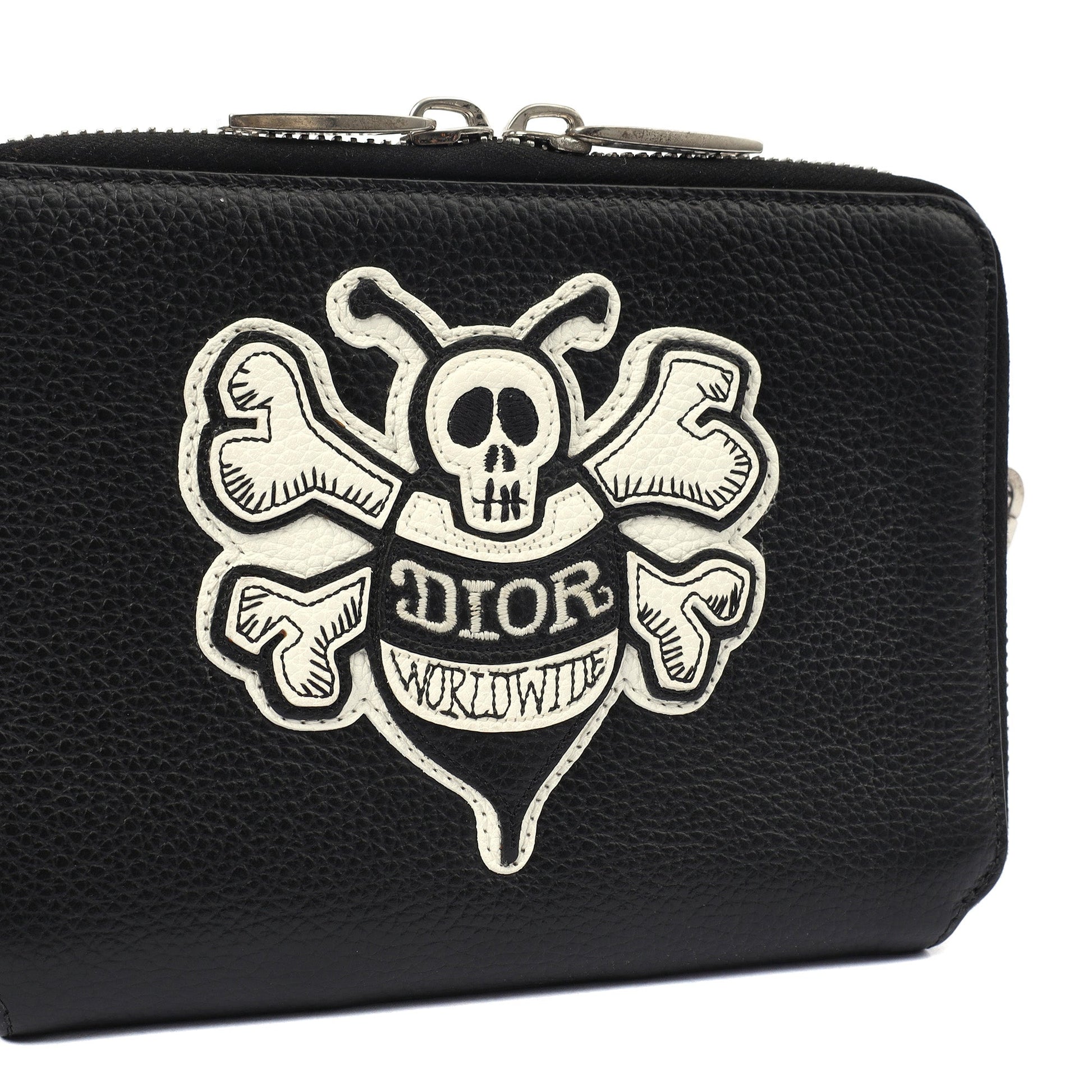 Christian Dior Cross Body Shoulder Bag in Black, Leather — Lifestyle View