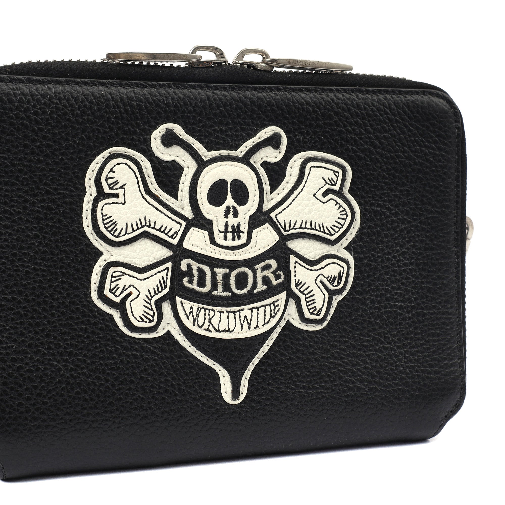Christian Dior Cross Body Shoulder Bag in Black, Leather — Lifestyle View