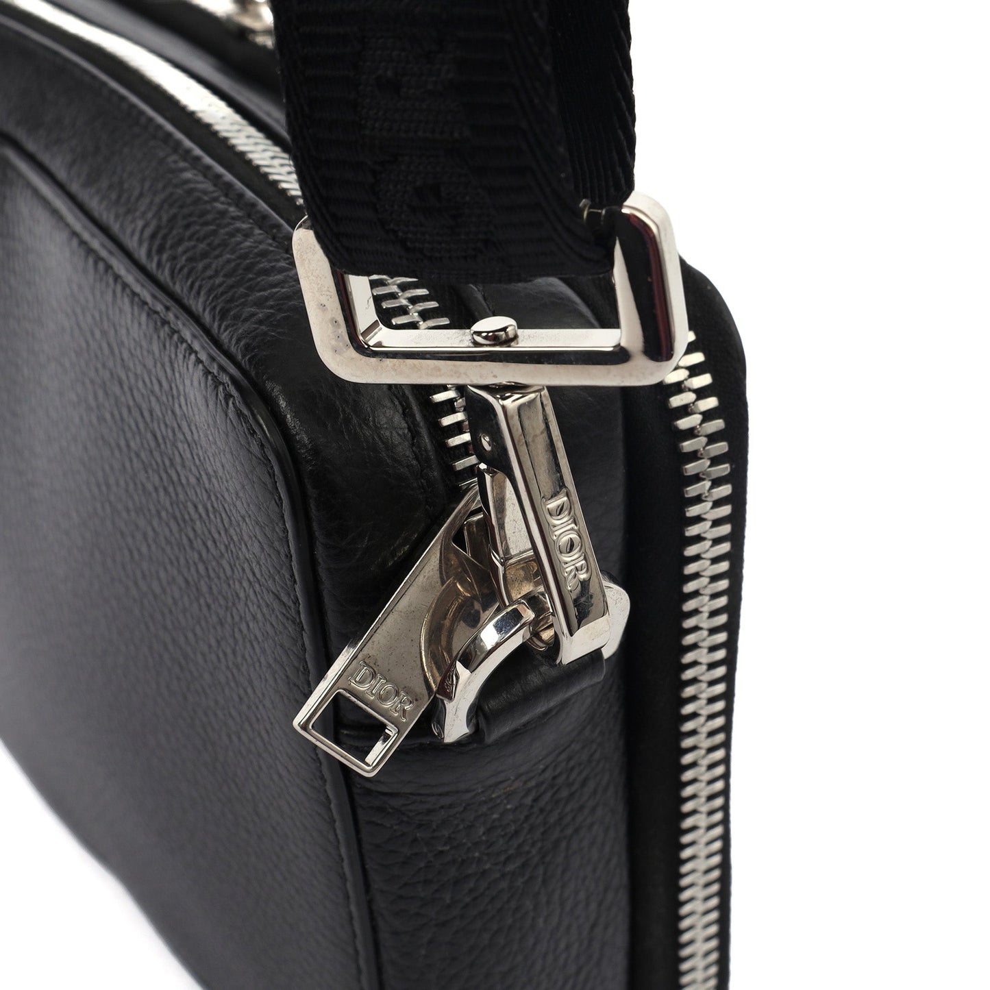 Christian Dior Cross Body Shoulder Bag in Black, Leather — Alternate View 12