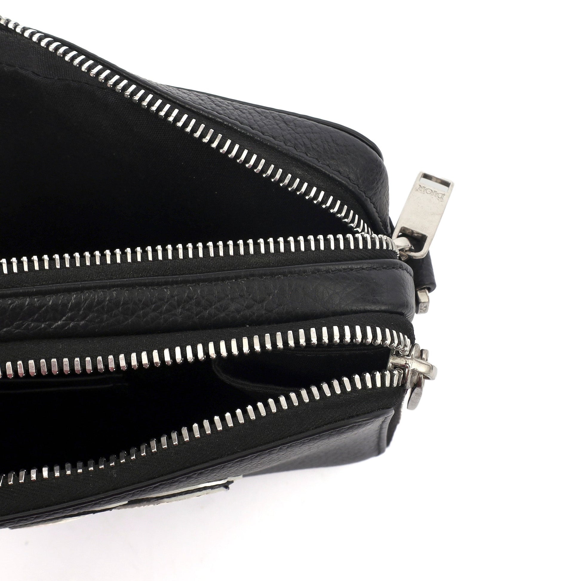 Christian Dior Cross Body Shoulder Bag in Black, Leather — Alternate View 7