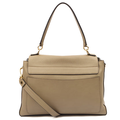 Chloe Top Handle Faye Day - Medium in Grey, Calfskin Leather — Alternate View 8
