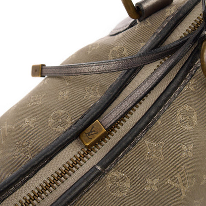Louis Vuitton Cross Body Besace Angele in Grey, Mini Lin — Alternate View 7