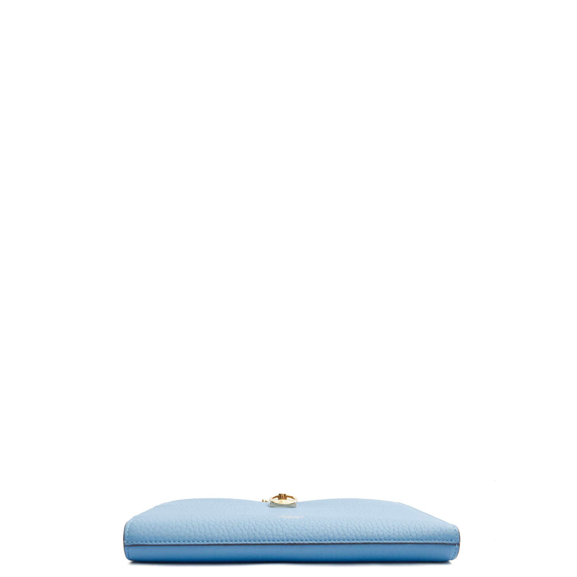 Mulberry Cross Body Amberley Clutch in Cornflour, Leather — Top View