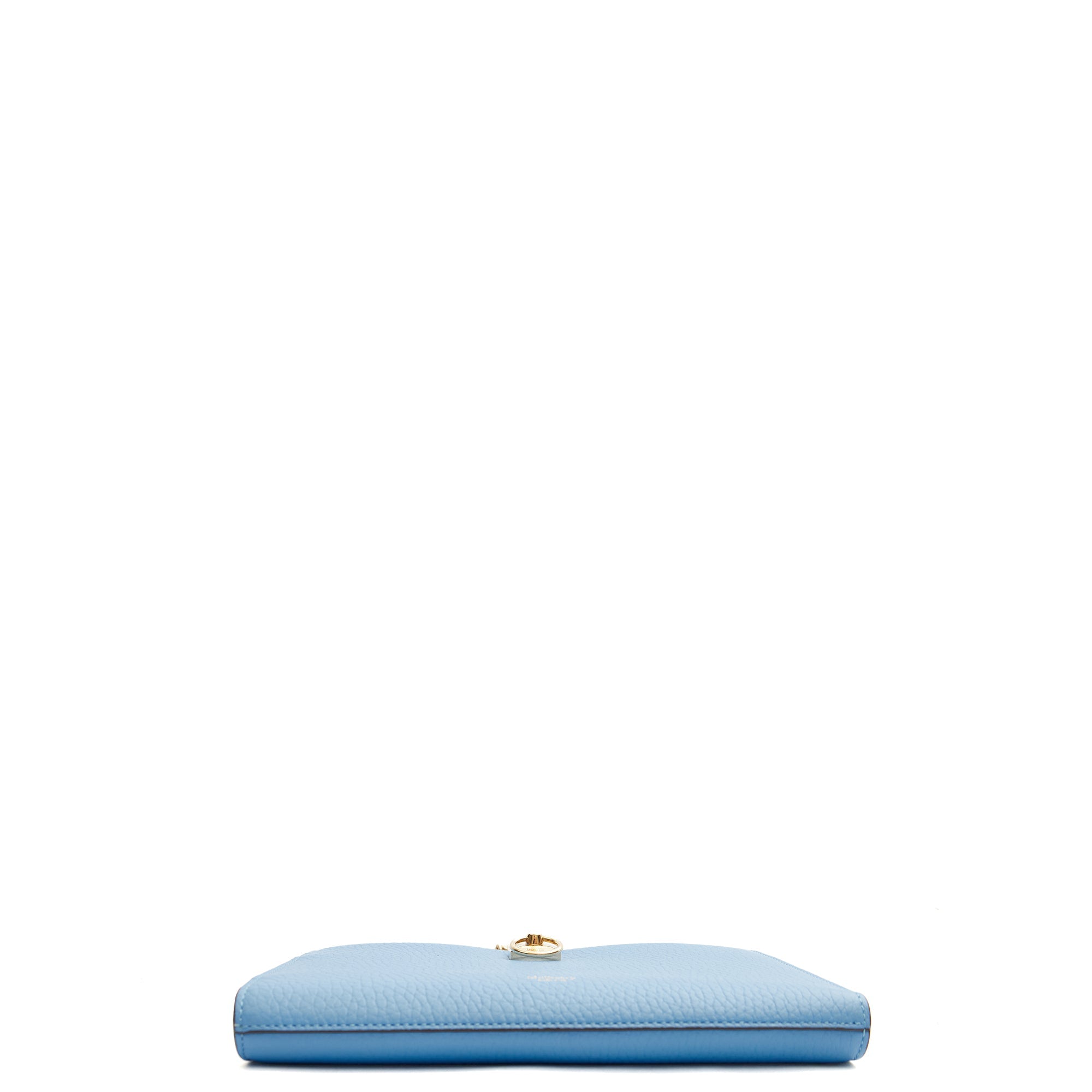 Mulberry Cross Body Amberley Clutch in Cornflour, Leather — Top View